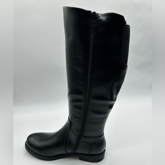 Baretraps Carmen Black Knee-High Boots Size 8.5 | Vegan Leather | New With Box - Picture 5 of 12